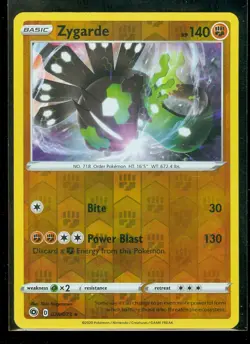Pokemon ZYGARDE 028/073 - Champion's Path - RARE Rev Holo - MINT - Image 1