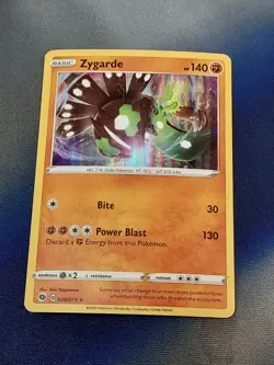 Zygarde 028/073 - Champion's Path Pokemon Holo Foil Rare Nice! - Image 1