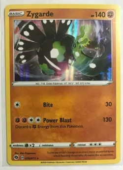 Pokemon Single Champion's Path Zygarde Holo 028/073 NM/M Condition - Image 1