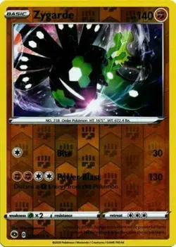 Pokemon - Zygarde - 028/073 - Reverse Holo Rare- Champion's Path - NM/M - Image 1