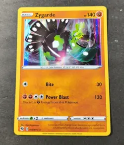 Pokemon Champions Path Zygarde Holo Rare Card 028/073 NM - Image 1