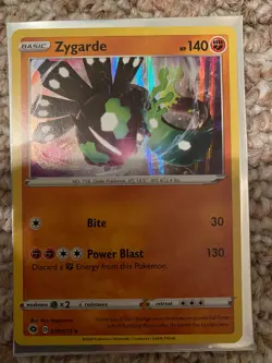 Zygarde 028/073 - Pokemon Champion's Path - Holo - Mint Pack Fresh - Image 1