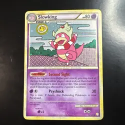 Slowking 12/123 Heartgold & Soulsilver Holo Rare Pokemon TCG 2010 - Image 1