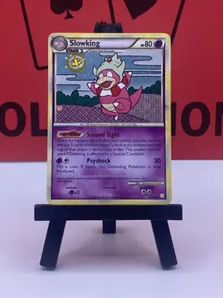 Slowking 12/123 Heartgold & Soulsilver Holo Swirl Rare Pokemon TCG 2010 LP - Image 2