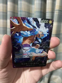 Monkey.D.Luffy OP09-061 L Purple Black One Piece card game Japanese NM! Rare! - Image 2