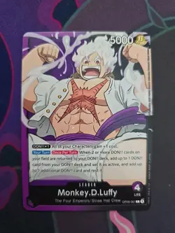Monkey.D.Luffy (OP09-061 L) One Piece Card Game English - Image 1