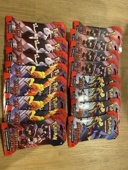 Pokemon TCG: Scarlet & Violet Destined Rivals Booster Pack Lot Of 16 New Sealed - Image 2