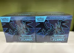 Pokemon TCG Mega Evolution Phantasmal Flames ME02 Elite Trainer Box ETB Sealed 1 - Image 1