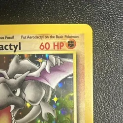 Aerodactyl - 1/62 - Pokemon Fossil Unlimited Holo Rare Card WOTC LP - Image 4