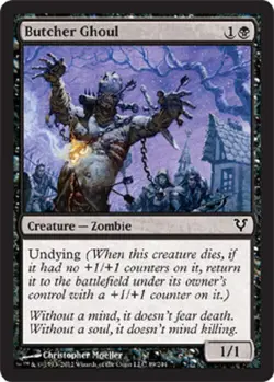 MTG magic cards 1x Butcher Ghoul - Foil Avacyn Restored NM-Mint, English - Image 1