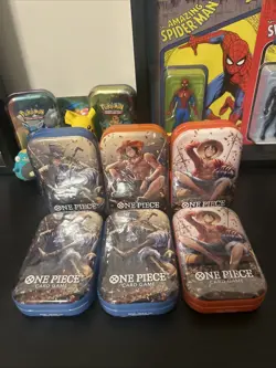 One Piece Card Game Mini-Tin Pack Vol.2 New Sealed. Lot of 6 - Image 1