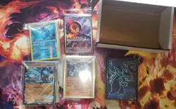 Large Mixed Holo Pokemon Collection Lot Bundle Sleeves. All Cards Pict'd Incl. - Image 1