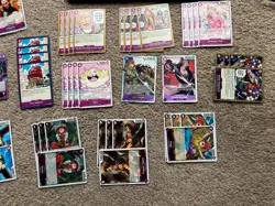 One Piece 13 - Op13 Gold.D.Roger Deck Bulk Cards 50+ cards - No DON!! cards - Image 3