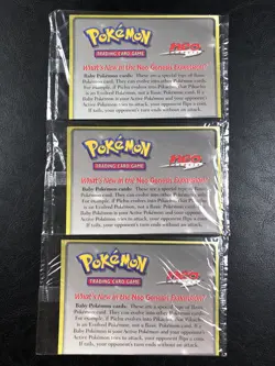 3x Marill Pokemon TCG Black Star PROMO Pokemon Card #29 SEALED Neo Genesis WOTC - Image 2