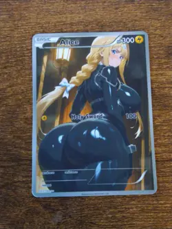 Beautiful Waifu Card - Alice - Goddess ACG Custom DIY Fan Art Card - Image 1