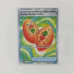 Pokemon Buddy-Buddy Poffin 167/132 Me01: Mega Evolution Holo Ultra Rare English - Image 1