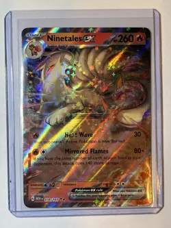 Pokemon TCG Ninetales EX SV Scarlet & Violet 151 Double Rare Holo Card - Image 1