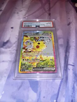 2024 Pokemon Surging Sparks En Pikachu Ex Special Illustration Rare #238 PSA 8 - Image 5