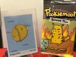 🐟Magicfish (Magikarp) #129 - Set Hit Holo - Gen 1 Pookiemoot Fan Art - Pokemon - Image 1