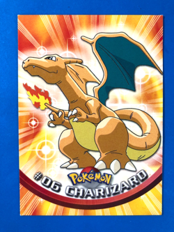 2000 Topps Pokemon TV Animation Series Black Logo #06 Charizard vtg - Image 1