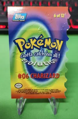 Pokemon Charizard #06 Die-Cut Topps LP - Image 2