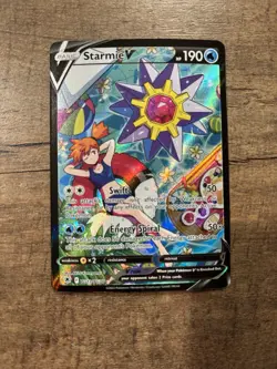 Pokemon TCG Starmie v Astral Radiance Holo Ultra Rare Full Art TG13/TG30. NM - Image 2