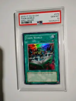 Toon World Super Rare 2010 PSA 10 Spell Ruler Unlimited 2010 - Image 1