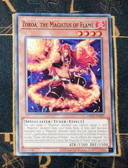 YUGIOH Zoroa, the Magistus of Flame (OP27-EN020) Common Near Mint - Image 1