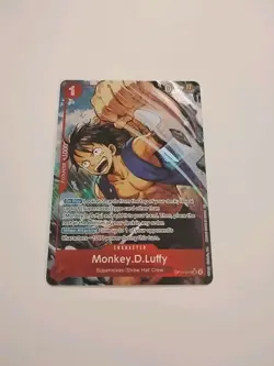 One Piece CCG The Azure Sea's Seven Monkey D Luffy Alt Art SR OP14-013 - Image 1