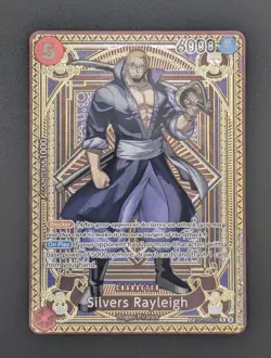 One piece - Silvers Rayleigh (SP) - OP09-005 - A Fist of Divine Speed (OP11) - Image 1