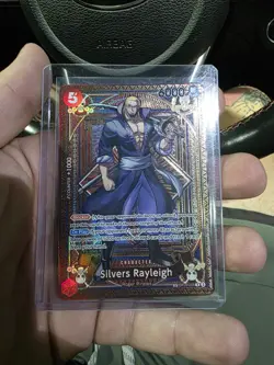 One Piece TCG Silvers Rayleigh SP OP09-005 A Fist of Divine Speed OP11 English - Image 2
