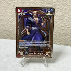 One Piece Silvers Rayleigh OP11 OP09-005 SP/R Parallel a Fist of Divine Speed NM - Image 1