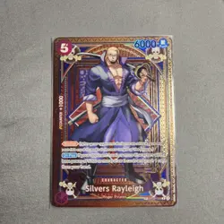 Silvers Rayleigh OP11 SP English Foil Card OP09-005 a Fist of Divine Speed - Image 1