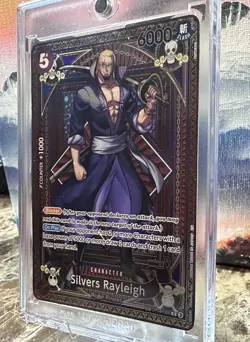 One Piece TCG Silvers Rayleigh SP OP09-005 A Fist of Divine Speed OP11 English - Image 4
