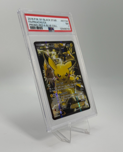 Pokemon Pikachu EX Red & Blue Coll. Black Star Full Art Promo XY124 PSA 7 - Image 3