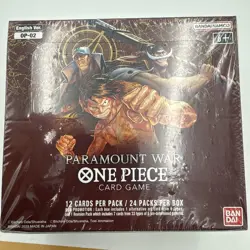 One Piece TCG Paramount War Booster Box Red Bottom OP-02 English Factory Sealed - Image 2