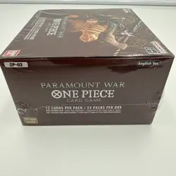 One Piece TCG Paramount War Booster Box Red Bottom OP-02 English Factory Sealed - Image 5