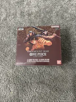 ONE PIECE TCG BOOSTER BOX ENGLISH Paramount War FACTORY SEALED OP02 (1ST PRINT) 811039039080 - Image 1