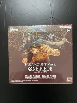 One Piece TCG - Paramount War (OP-02) Factory Sealed Booster Box - Brown Bottom - Image 1