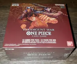 One Piece TCG Paramount War Booster Box OP-02 English Factory Sealed New - Image 1