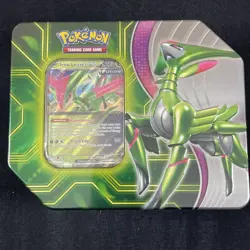 Pokemon TCG Paradox Clash Iron Leaves EX Sealed Tin - Image 1
