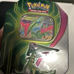 Pokemon TCG: Paradox Clash Tin - Iron Leaves EX - Factory Sealed - Image 4