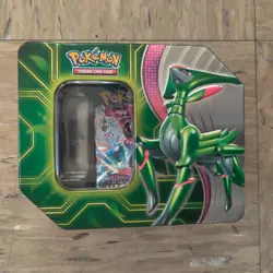 Pokemon TCG Paradox Clash Iron Leaves EX Sealed Tin - Image 1