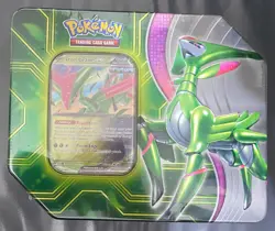 Pokemon TCG Paradox Clash Tin - Iron Leaves ex | SEALED 5 Booster Packs - Image 1