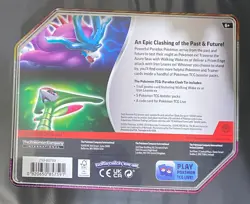 Pokemon TCG Paradox Clash Tin - Iron Leaves ex | SEALED 5 Booster Packs - Image 2