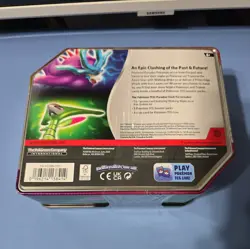 POKEMON TCG PARADOX CLASH TIN (IRON LEAVES EX) NEW SEALED - Image 2