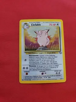 Pokemon: Clefable #1/64 Holo Rare Jungle Set 1999 WOTC - Vintage LP - C41 - Image 1