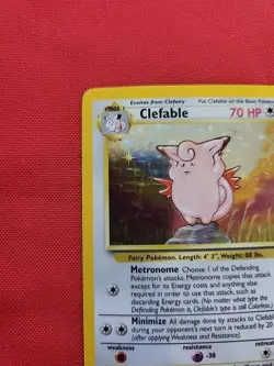 Pokemon: Clefable #1/64 Holo Rare Jungle Set 1999 WOTC - Vintage LP - C41 - Image 4
