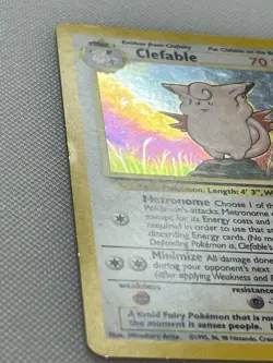 Clefable 1/64 Jungle Set Holo Rare Pokemon Card WOTC Vintage Pokemon TCG 1999 NM - Image 2
