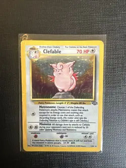 Vintage Clefable Holo Rare - Pokemon 1999 Jungle Set #1/64 WOTC - Image 1